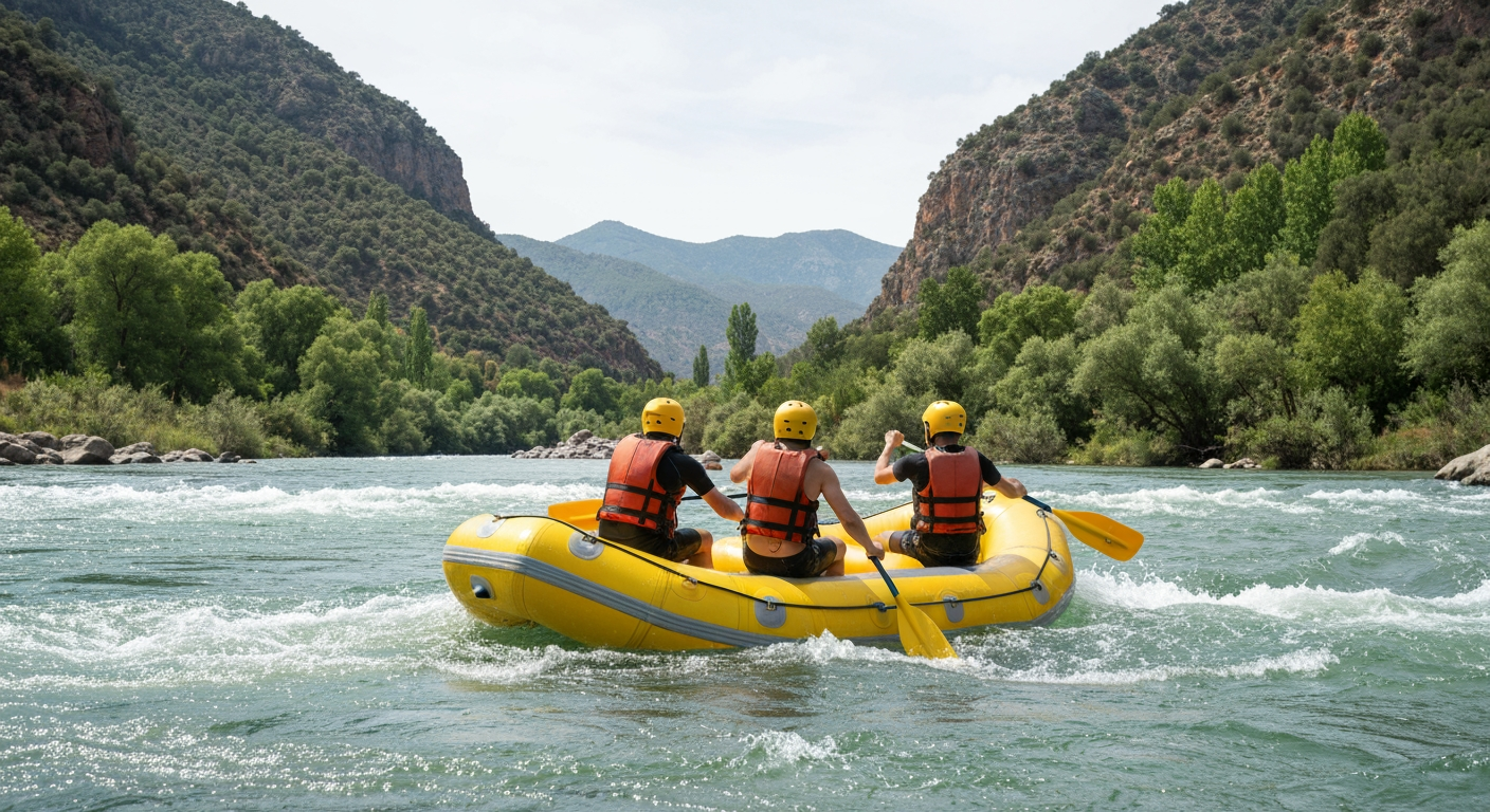 team building rafting Guadalquivir